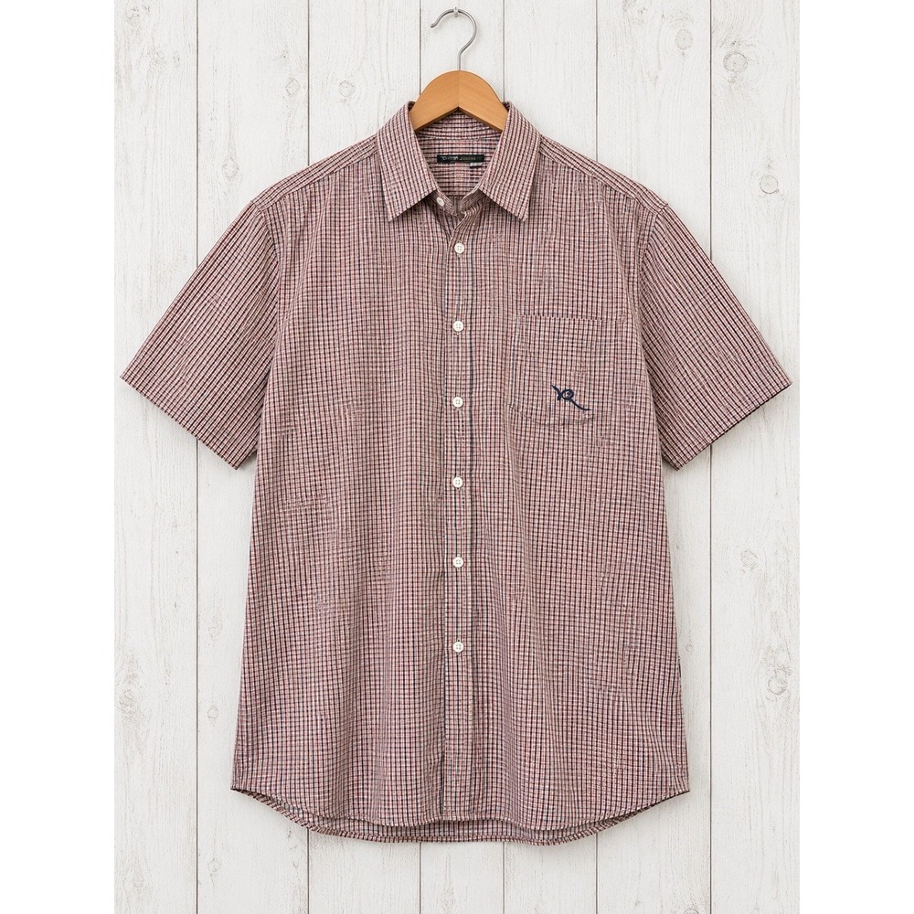 BIG XXXL Rocawear Shirt Mens Button Up Red & Navy Blue Plaid RCWR Y2K Streetwear